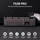 thumbnail image 2 of Teclado inalámbrico para juegos EPOMAKER X Aula F108 PRO Black, 2 of 8