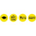 thumbnail image 2 of Darling Souvenir Candy 190 Pcs Graduation Theme Stickers DIY Chocolate Labels-Yellow, 2 of 2
