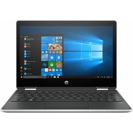 HP - Pavilion x360 2-in-1 11.6" Touch-Screen Laptop - Intel Pentium - 4GB Memory - 128GB Solid State Drive - Ash Silver Keyboard Frame, Natural Silver 11M-AP0013DX Tablet Notebook PC Computer