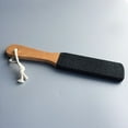 thumbnail image 3 of Lubelski Pedicure Wooden Scraper Foot File Cuticle Callus Hard Dead Skin Remover Brush, 3 of 7