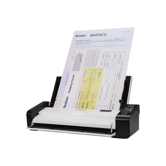Avison 000-0843-01G AD215 Scanner Recto-Verso à Ultrasons pour la Détection des Bourrages Papier et le WIFI, 15 PPM