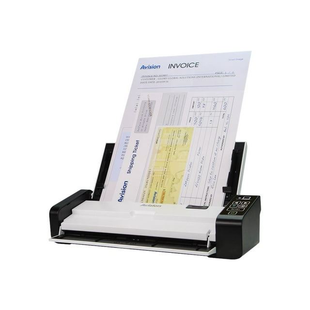 Avison 000-0843-01G AD215 Duplex Sheetfed Scanner Ultrasonic Paper Jam Detection & WIFI, 15 PPM
