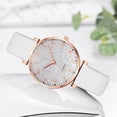 thumbnail image 3 of Reloj de cuarzo para mujer, relojes para mujer vansvar Reloj de pulsera casual de cuarzo con correa de cuero para mujer Reloj de pulsera, 3 of 3
