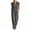 Dark Gray, variant on Rompers for Womens,Summer Short Sleeve Half Zip Lapel Collar Tunic One Piece Jumpsuit with Pockets,Coffee Women's S-XXXL