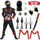 thumbnail image 1 of Disfraz de ninja YANSION Para niños Con ropa y accesorios talla grande, 1 of 7