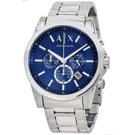 Men's AX2509 Silver Stainless-Steel Quartz Watch