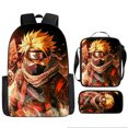 thumbnail image 1 of Naruto Sac à Dos Anime Ensemble Trois Pièces-Léger et Durable avec un Design Anime Unique pour Usage Quotidien-Week, 1 of 5