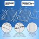 thumbnail image 3 of Accesorios para freidora de aire compatibles con cesta doble, freidora de aire antiadherente con bandeja para Pizza, rejilla para brochetas, Mol para morder huevos, 3 of 5