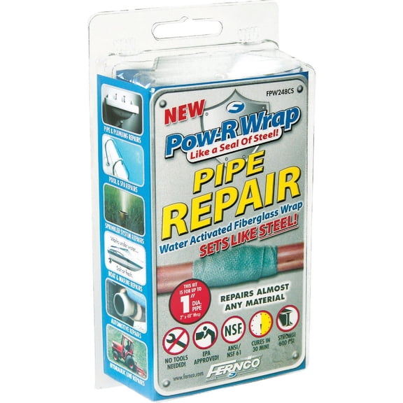 1PC Fernco Pow-R Wrap 2 In. X 48 In. Pipe Repair Wrap