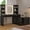 Black, variant on Large Makeup Vanity with LED Light Mirror & Power Outlet, 8 Drawers, 3 Color Modes & Adjustable Brightness Corner Vanity, L Shape Vanity, Dressing Table, White
