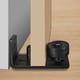 thumbnail image 4 of Juego de 2 rieles para piso, rieles para piso para puertas corredizas de madera, rieles para piso ajustables con 8 opciones de configuración para puertas corredizas de madera, puertas de granero,, 4 of 5