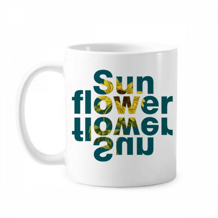 

sun sunflower flowers mug pottery cerac coffee porcelain cup tableware