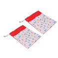 thumbnail image 1 of 2pcs Cloth Diaper Wet Dry Bags Waterproof Reusable Wet Bags with Two Zippered Pockets for Swimsuits Wet Clothes B19, 1 of 5