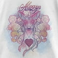 thumbnail image 2 of Girl's Harry Potter Always Deer  Graphic Tee White X Small, 2 of 4