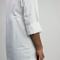 thumbnail image 6 of Chef Code Cool Breeze Chef Coat with Long-Sleeves and Mesh Vent Inlay, White, XL, 6 of 6