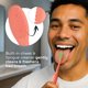 thumbnail image 2 of Brushmo Cabezales de Repuesto One con Limpiador de Lengua, Compatibles Únicamente con Philips One by Sonicare, Cerdas Suaves DuPont, Paquete de 4, Color Coral Miami., 2 of 2