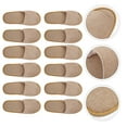 thumbnail image 6 of FRCOLOR 6 Pairs Disposable Travel Slippers Portable Indoor Non Slip Footwear, 6 of 10