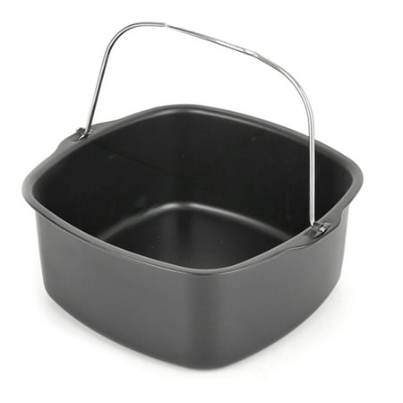 

TBOLINE Non Stick Baking Tray Air Fryer Pizza Cake Basket Kitchen Bakeware (8 inch)
