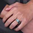 thumbnail image 3 of Anillos de tiempo de pareja de estilo Anillo de engranaje Anillo de dedo giratorio Anillo de transferencia de descompresión personalizado para hombres y mujeres, 3 of 6