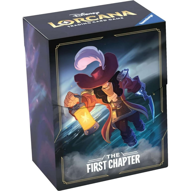 Disney Lorcana: First Chapter - Captain Hook Trading Card Storage Deck Box  (Holds 80 Sleeved Cards) - Walmart.com
