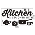 thumbnail image 4 of Clearance Wall stickers under $5,Wall Stickers Restaurant Creative Fashion Carved Kitchen Removable Home Decor, 4 of 4