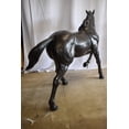 thumbnail image 6 of Nifao Lifesized Galloping Horse Bronze Statue – Garden Outdoor Decor Sculpture, 77"L x 27"W x 60"H, 6 of 12