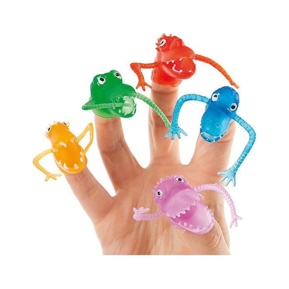 TINKSKY 10 Pcs Monster Finger Puppets Cool Creepy Finger Monsters for Kids Great Party Favors Fun Toys Puppet Show - image 4 of 6