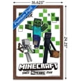 thumbnail image 3 of Minecraft: 15th Anniversary - Hostile Behavior Wall Poster, 14.725" x 22.375" Framed, 3 of 5