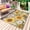 Light Brown, variant on Farmhouse Sunflowers Outdoor Rug 3x5 Ft - Reversible Patio Rug Outdoor Camping Rugs, Rustic Barn Doors Flowers Butterfly Wooden Indoor Outdoor Area Rugs, Non-Slip Outdoor Carpet Runner for Deck/Porch