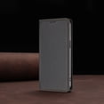 thumbnail image 4 of For Galaxy A17 5G Walle Case, Flip Magneti Cover Retro PU Leather 2 Cards Slots Stand Shockproof Slim Phone Case for Galaxy A17 5G, Black, 4 of 12