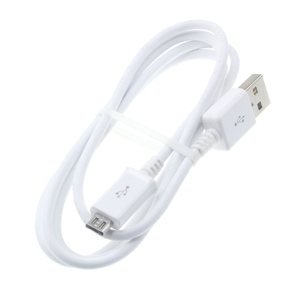 MicroUSB USB Cable for LG K8X, Tribute Monarch, Phoenix 5, Fortune 3, Aristo 5 - Charger Cord Power Wire Sync Fast Charge White W2G - Walmart.com