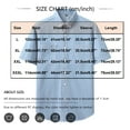 thumbnail image 3 of Havenx Mens Denim Short Sleeve Shirt Button Up Two Pocket Shirts 2025 Summer Collared Big & Tall Shirts Denim and Twill Shirts,Light Blue L, 3 of 4