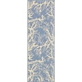thumbnail image 2 of Unique Loom Branch Indoor/Outdoor Botanical Rug Blue/Beige 2' 2" x 6' 1" Runner Floral / Botanical Perfect For Patio Deck Garage Entryway, 2 of 6