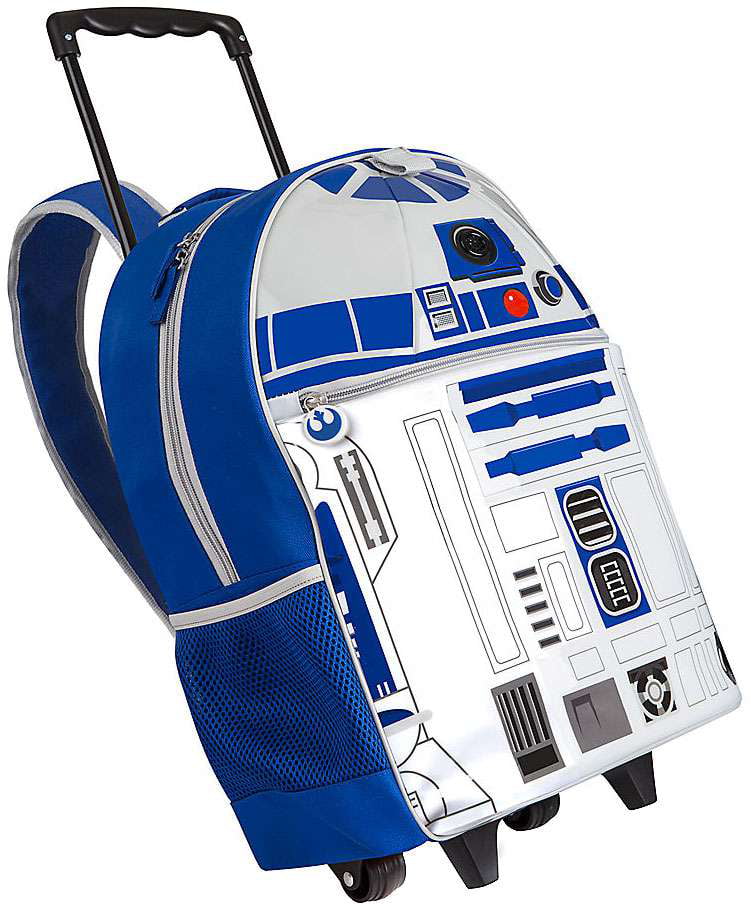 Disney R2-D2 Talking Light-Up Rolling Backpack