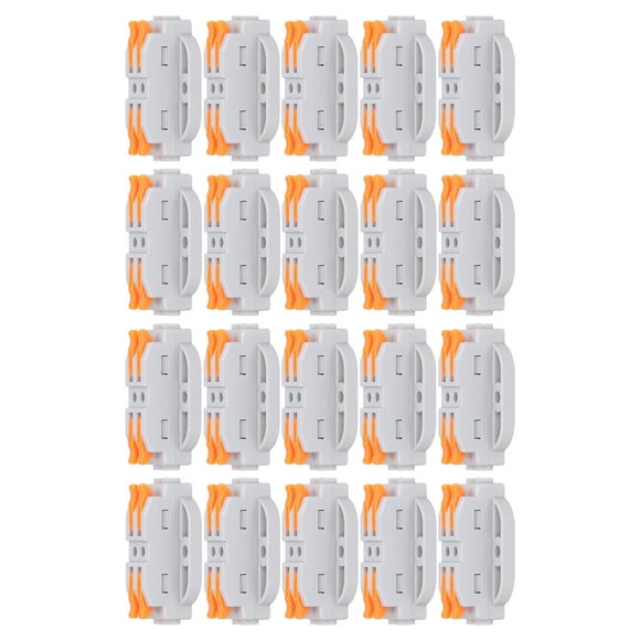 Wiring Compact Conductor20Pcs Lever Nut Wire Cable Clamp Terminal Block Spring Connector Pushin Terminal Block Wire Connector Optimal Efficiency