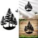 thumbnail image 2 of Unique Metal Tree Sculpture Metal Sign Wrought Iron Hangings Pendants Perfect Addition to Any Room Outdoor Area, 2 of 4