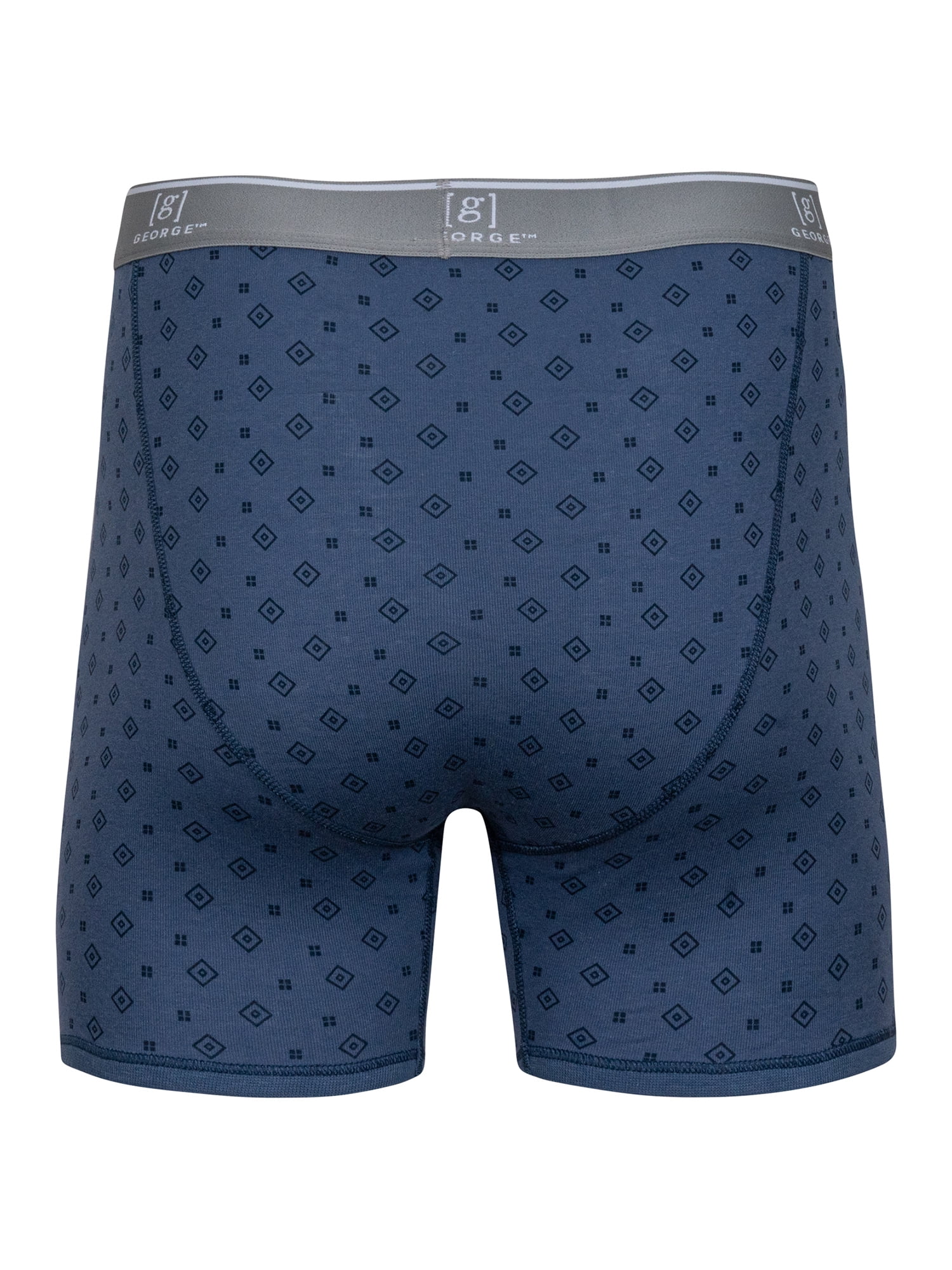 George Men's Regular Leg Boxer Briefs, 6-Pack