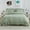 green, variant on TEQIN Bedding Duvet Covers,Romantic Ruffled Duvet Cover,3 Pieces Comfort Washed Microfiber Duvet Cover Set Shabby Chic Home Bedding Duvet Covers With Button Closure