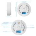 thumbnail image 2 of Riwcyla 3 Packs Battery Operated Detector with LCD Digital Display for House Kitchen Restaurant Hotel Office , Batteries NOT Included, 2 of 6