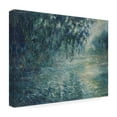 thumbnail image 3 of Trademark Fine Art Monet Morning On The Seine Canvas Wall Art - 18x24, 3 of 5