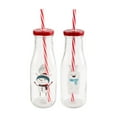 thumbnail image 1 of GLASS BOTTLE - SNOWMAN+POLAR BEAR, 1 of 4