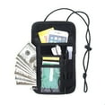 thumbnail image 3 of RFID Blocking Travel Neck Wallet - Security Hidden Neck Pouch Passport Holder, 3 of 9