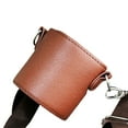 thumbnail image 2 of harmtty Cup Holder Bag Detachable Heat Resistant Anti-scalding Adjustable Portable Strap Hand-Carrying Faux Leather Coffee Beverage Cup Sleeve Handbag Outdoor Supplies, 2 of 7