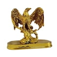 thumbnail image 4 of Figura de águila Colección decorativa Estatua de pájaro Estatua de resina Escultura animal dorado, 4 of 6