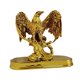 thumbnail image 4 of Figura de águila coleccionable, artesanía, obra de arte, decoración del hogar para mesa de fiesta. dorado, 4 of 6