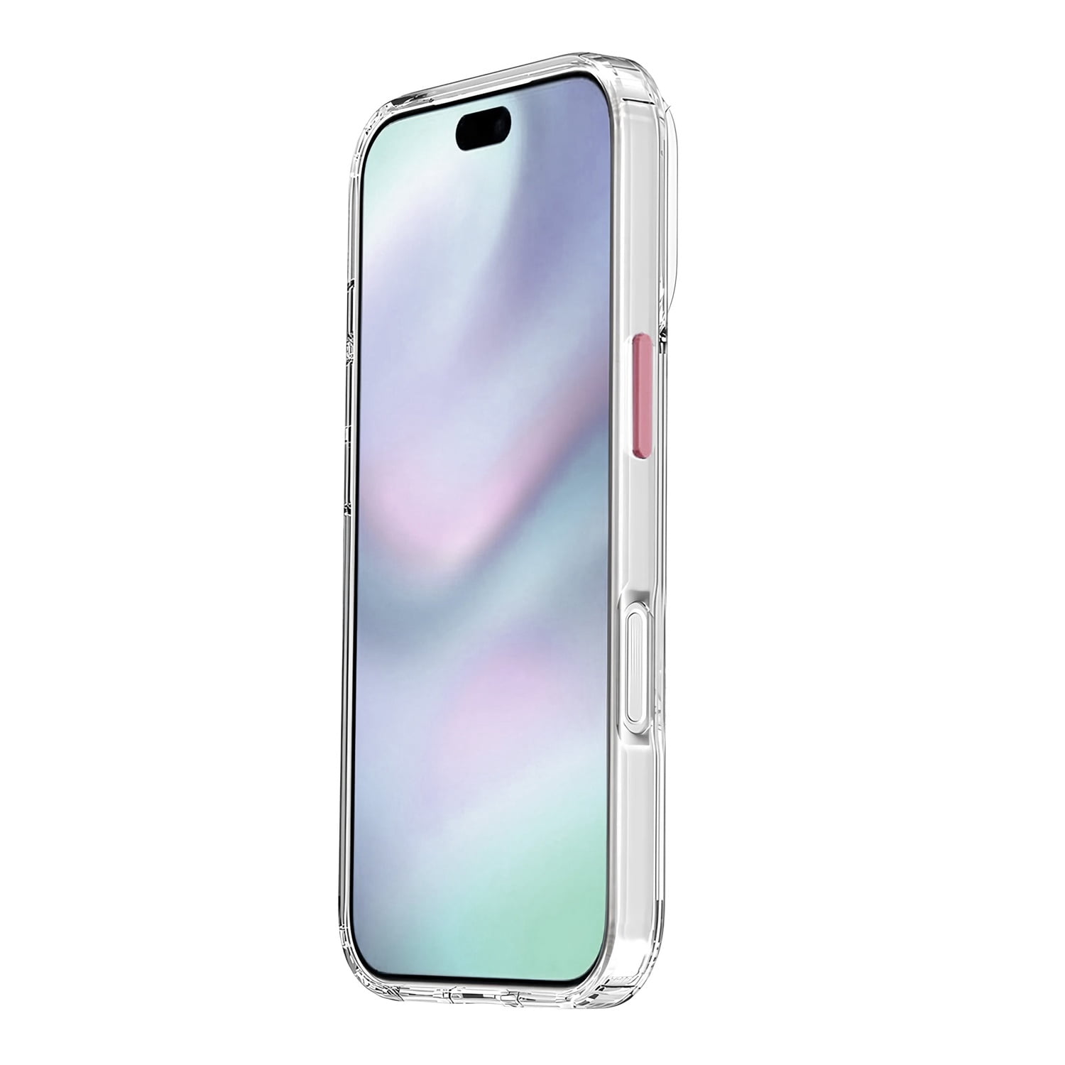 Durable Magnetic Clear Case with Camera Kickstand for iPhone 17 Pro Max - Pink
