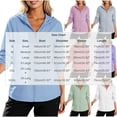 thumbnail image 3 of WRKEKC Lightweight Jacket for Women Solid Color Hooded Long Sleeve Zip Up Loose Fit Casual Top with Pockets, 3 of 6