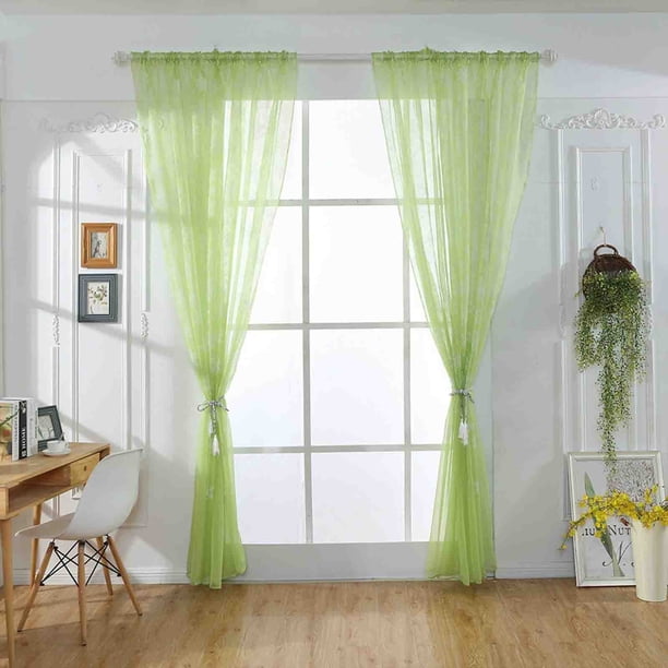 Cortinas de poliéster con adornos navideños, 140 x 100 cm (55,1 x 39,4 pulgadas), 2 unidades. Exquisita cortina navideña para ventana. Decoraciones festivas que hacen que la ventana luzca un ambiente