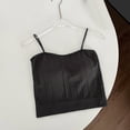 thumbnail image 4 of Noric Women's Built-in Bra Tank Top Square Neck Sleeveless Ribbed Spaghetti Strap Cami Slimming Everyday Basic Casual Outfits, 4 of 6
