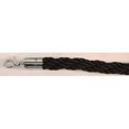 thumbnail image 1 of VIP Crowd Control 1672 60 in. Braided Rope with Mirror Closable Hook - Black, 1 of 1